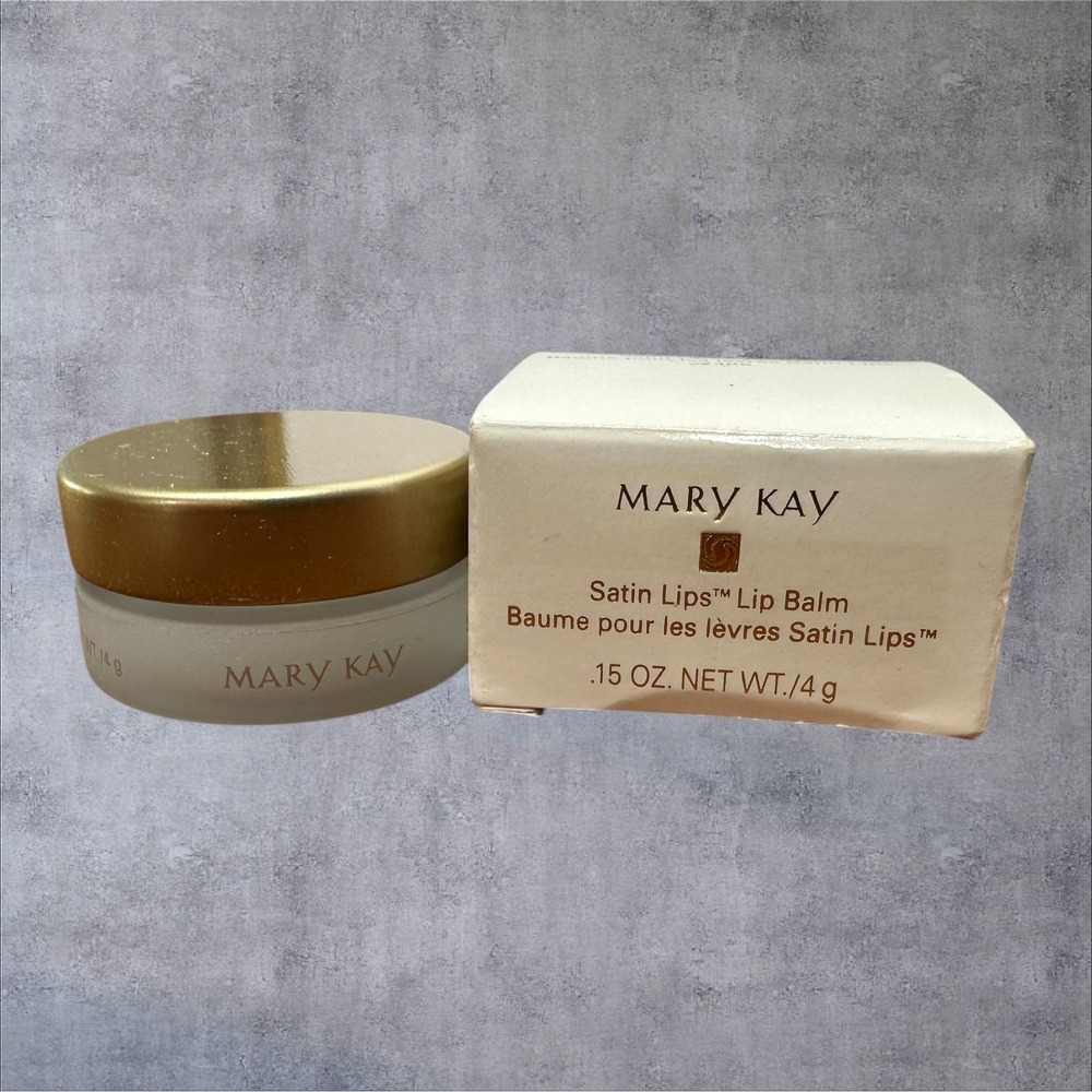 Mary Kay Satin Lips Lip Balm 2498 .15 oz New Fragrance Free Moisturizing Balm‎